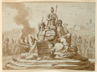 Monumento sepulcral para la poeta Maria Maddalena Morelli de Giuseppe Barberi