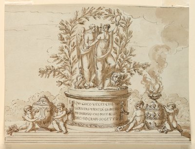Monumento sepulcral para el escritor Vecei de Giuseppe Barberi