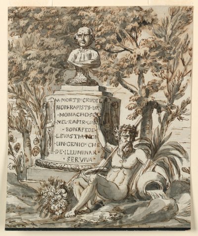 Monumento sepulcral para el monje Bonafede de Giuseppe Barberi