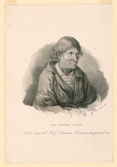 Retrato de Giovanni Battista Casti (1721-1803) de Giuseppe Beretta
