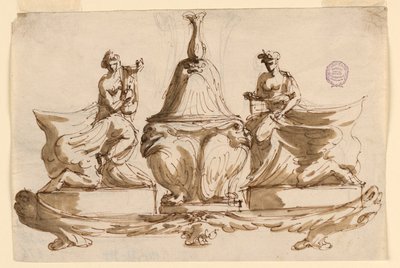 Diseño para un tintero de Giuseppe Bernardino Bison
