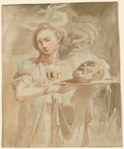 Salomé con la Cabeza de San Juan Bautista de Giuseppe Bernardino Bison