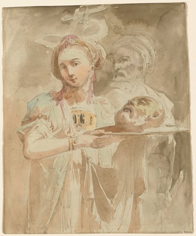 Salomé con la cabeza de san Juan Bautista de Giuseppe Bernardino Bison