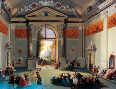 Conversación veneciana de Giuseppe Bernardino Bison