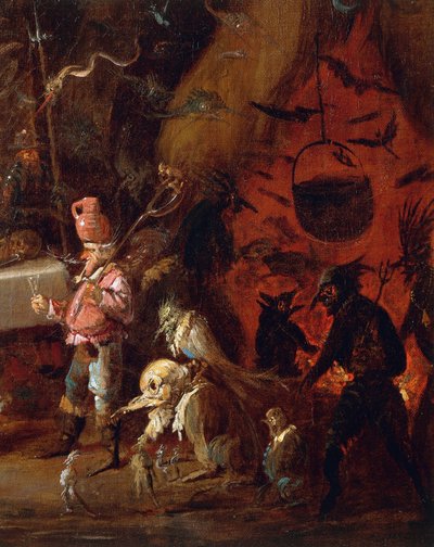 Encuentro de brujas (detalle) de Giuseppe Bernardino Bison