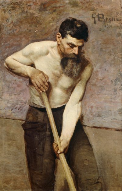 Cavador de zanjas, por Giuseppe Bertini de Giuseppe Bertini