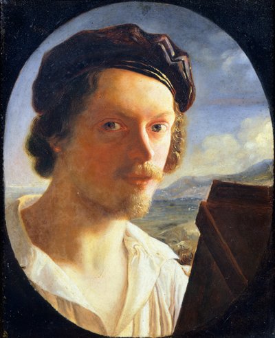 Autorretrato de Giuseppe Bezzuoli de Giuseppe Bezzuoli