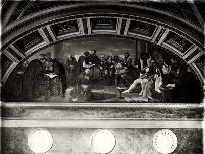 El Juicio de Galileo (1564-1642) (detalle) de Galileo en Pisa de Giuseppe Bezzuoli