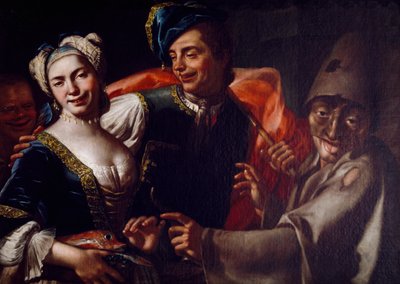 Máscaras napolitanas de Giuseppe Bonito