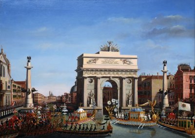 La entrada de Napoleón en Venecia el 29 de noviembre de 1807 de Giuseppe Borsato