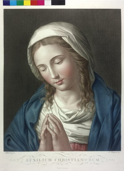 Madonna rezadora de Giuseppe Bortignoni