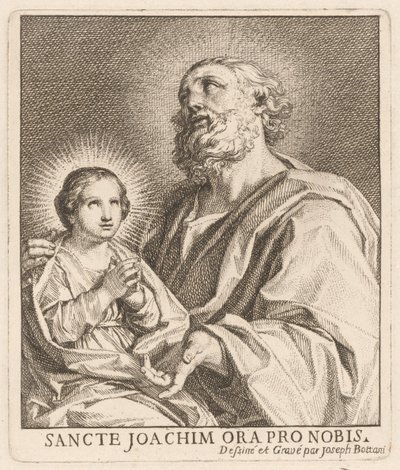 San Joaquín y la Virgen María Infante de Giuseppe Bottani