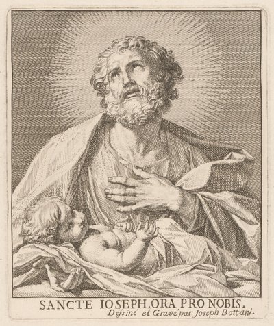 San José y el Niño Jesús de Giuseppe Bottani