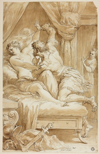 El rapto de Lucrecia de Giuseppe Cades