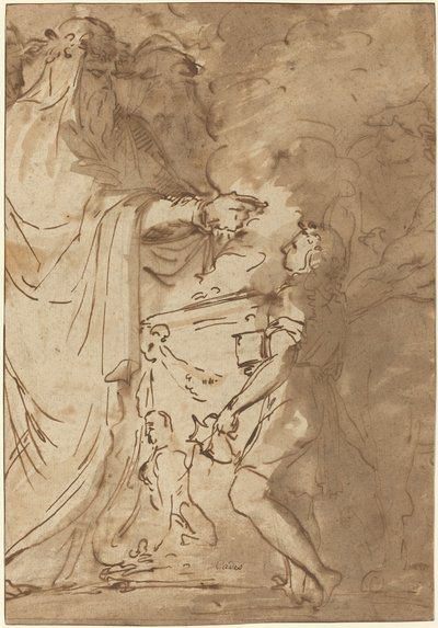 Sacrificio [recto] de Giuseppe Cades