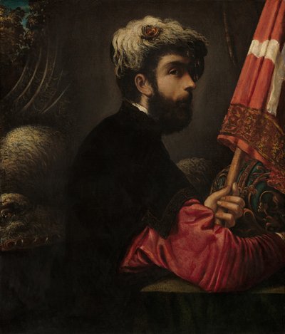 Retrato de un Hombre como San Jorge de Giuseppe Caletti