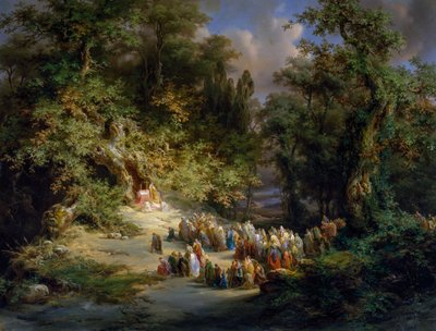 Misa paleocristiana en el bosque de Giuseppe Camino