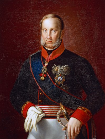 Retrato de Francisco I de las Dos Sicilias (Nápoles) de Giuseppe Cammarano