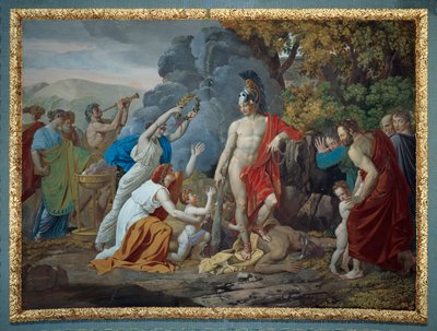 Teseo y el Minotauro de Giuseppe Cammarano