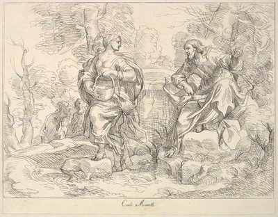 Cristo apareciendo a María Magdalena, 1740-1802 de Giuseppe Canale