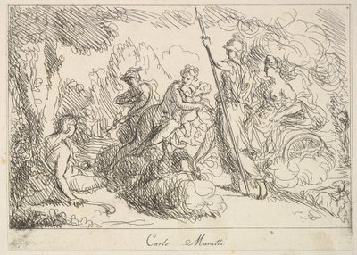 Dioses y Diosas en un Paisaje de Giuseppe Canale