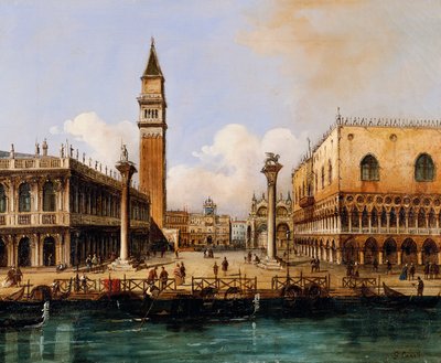 Plaza de San Marcos en Venecia de Giuseppe Canella