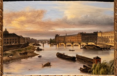 Vista del Sena desde el Pont Neuf de Giuseppe Canella