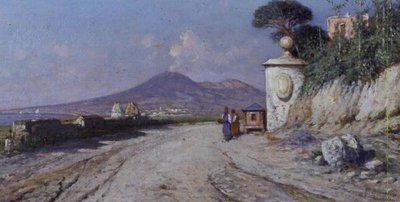 Pompeya: (panel) de Giuseppe Carelli