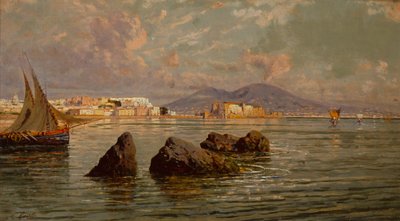 La Bahía de Nápoles de Giuseppe Carelli
