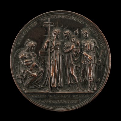 Alegoría del Triunfo de la Religión [reverso] de Giuseppe Cerbara