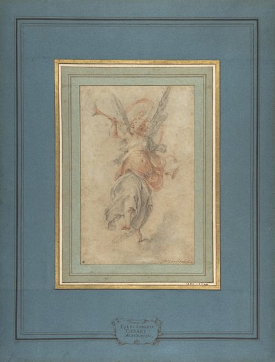 Figura alegórica de la Fama, ca. 1590 de Giuseppe Cesari