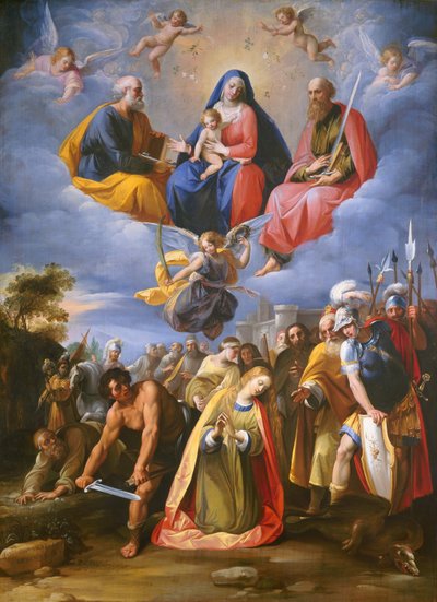 Martirio de Santa Margarita de Giuseppe Cesari