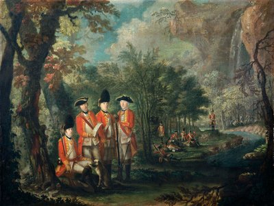 El 25º Regimiento de Infantería en Menorca, c.1771 de Giuseppe Chiesa