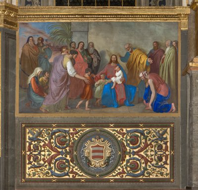 Presbiterio, Giueppe Diotti, Sinite parvulos 1833 de Giuseppe Diotti