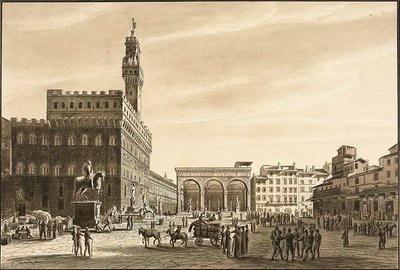 Plaza de la Señoría de Giuseppe Gherardi