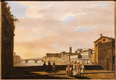 Vista desde el Ponte Vecchio de Giuseppe Gherardi