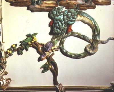 El Salón Chino (detalle) que representa un dragón elaborado, 1769 de Giuseppe Gricci