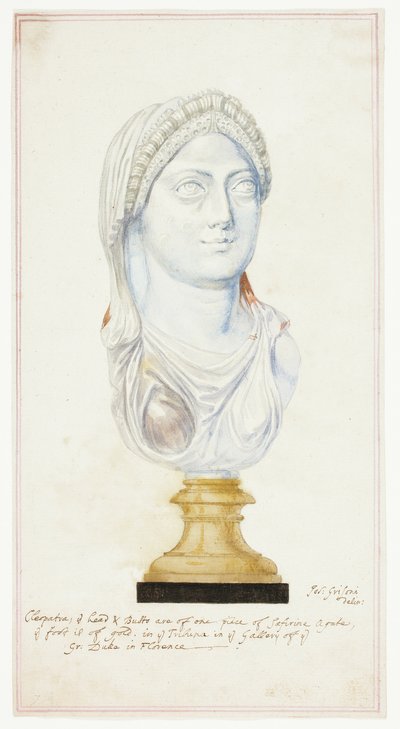 Cabeza de ágata de Cleopatra de Giuseppe Grisoni
