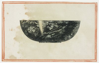 Bol de mármol negro de Giuseppe Grisoni