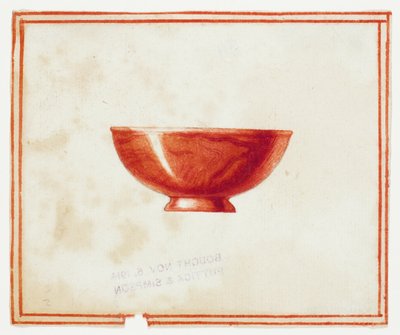 Bol de mármol rojo de Giuseppe Grisoni