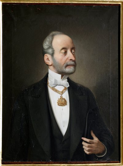 Retrato de Raffaele de Ferrari, Duque de Galliera (1803-1876) de Giuseppe Isola