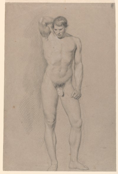 Estudio académico de un desnudo masculino de Giuseppe Longhi