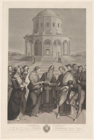 Matrimonio de María y José lo sposalizio de Giuseppe Longhi