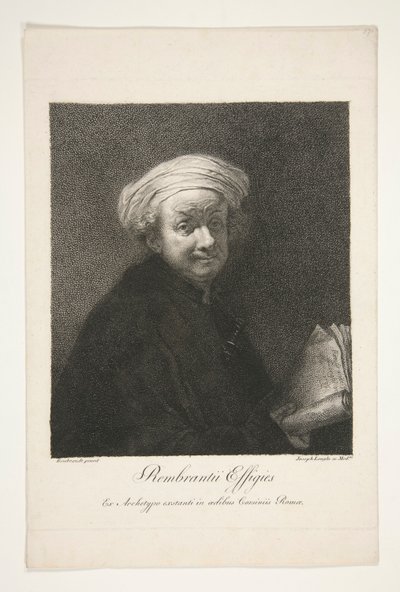 Efigies de Rembrandt II de Giuseppe Longhi