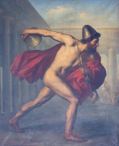 Ulises lanzando el disco de Giuseppe Mancinelli