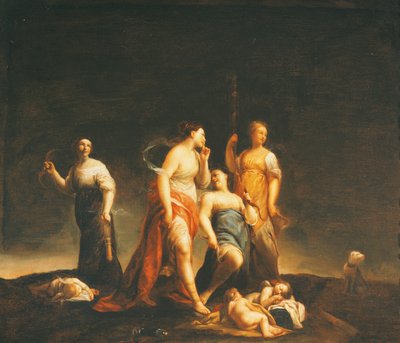 Cupidos dormidos, de Giuseppe Maria Crespi (1665-1747) de Giuseppe Maria (1665 1747) Crespi
