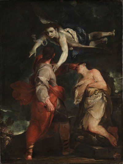 El sacrificio de Abraham, c.1690 (óleo sobre lienzo) de Giuseppe Maria (1665 1747) Crespi