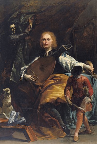 Retrato del Conde Fulvio Grati de Giuseppe Maria Crespi