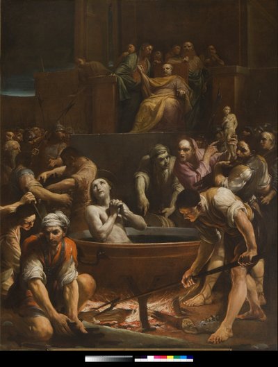 El martirio de San Juan Evangelista, c.1715 de Giuseppe Maria Crespi