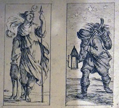 Cartas de tarot del siglo XVII por Giuseppe Maria Mitelli de Giuseppe Maria Mitelli